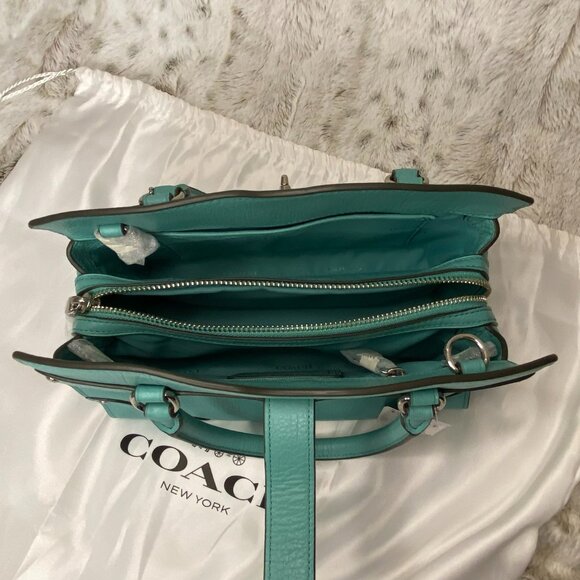 Coach Mercer 24 Crossbody Bag – Green Leather – NWT - Picture 13 of 13